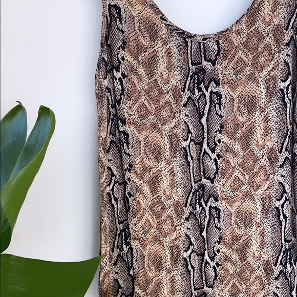 🐍 vintage snakeskin print maxi dress 🐍 - Picture 3 of 7
